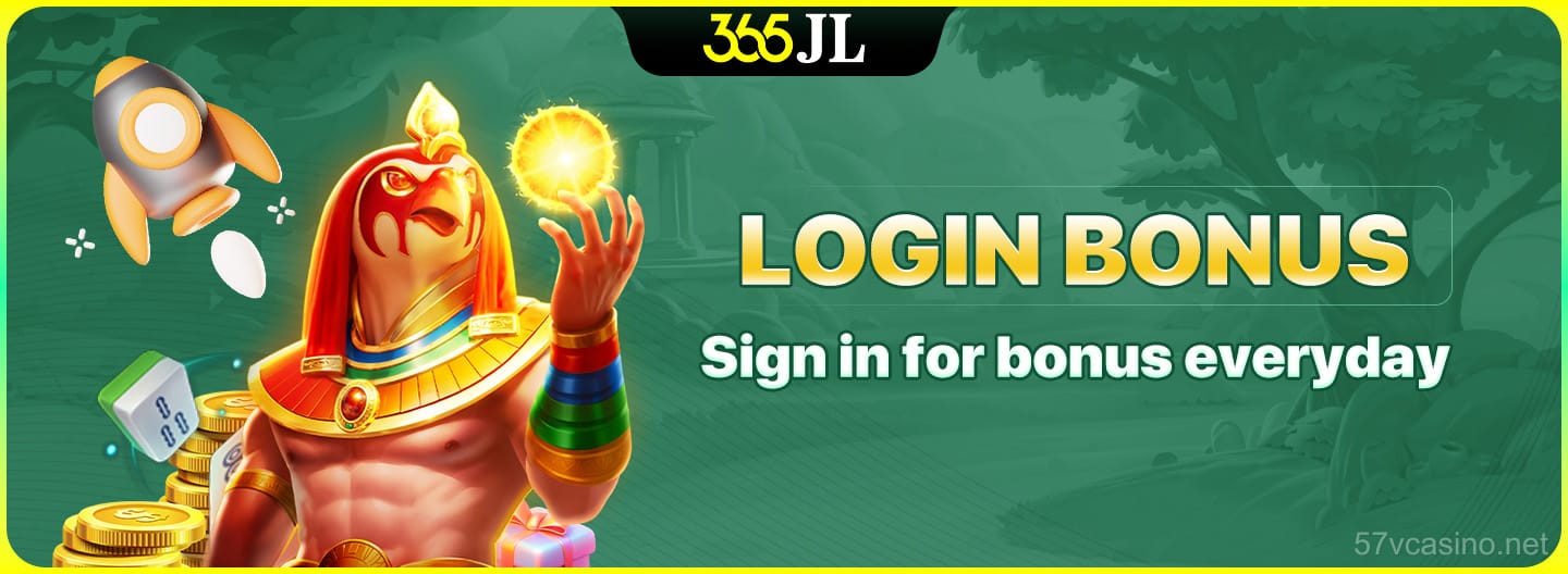 Login bonus Sign in for bonus Everyday